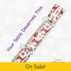 Cranberry Scandanavian - DIY Cracker Kit - Set of 6